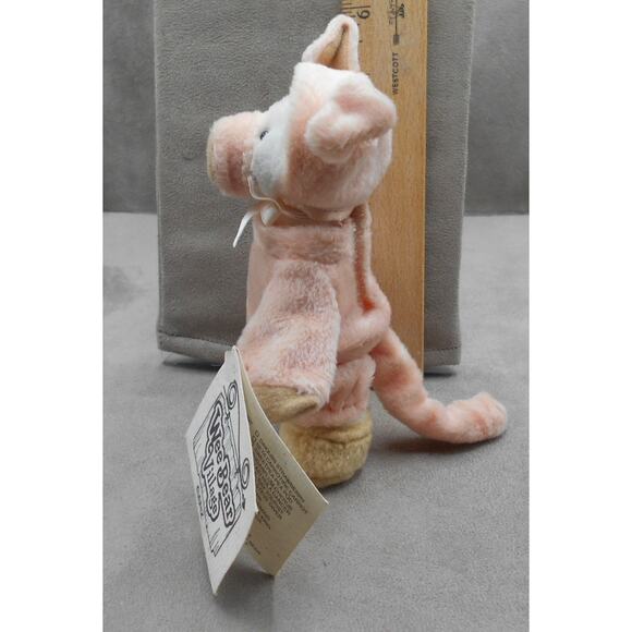 Ganz Wee Bear Village Mudford H3132 Bear in Pig Costume 1999 Vintage Plush - Picture 6 of 8